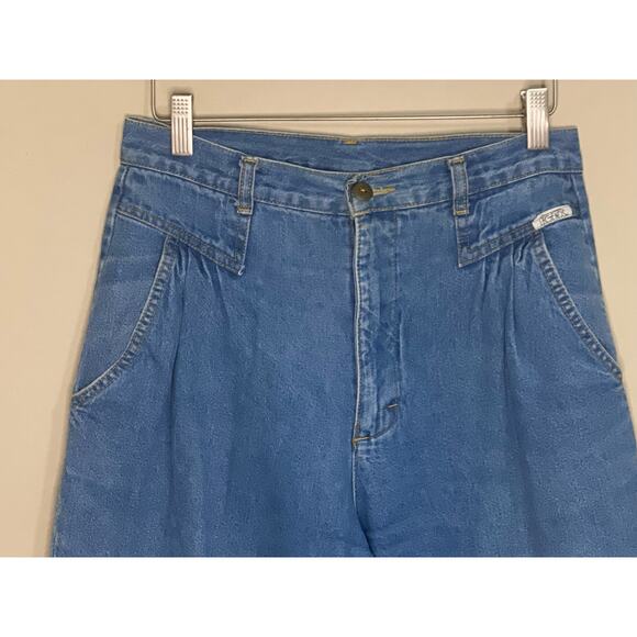 Vtg American Legends Blue Jeans Womens Size 10 Cotton Retro USA Pleated Mom 80s - Picture 2 of 7